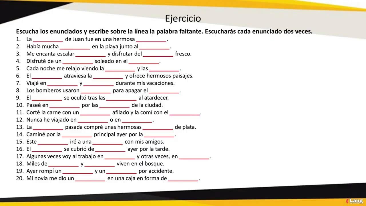 4 Hours of Spanish Listening Practice (A1) | Beginner Spanish Course