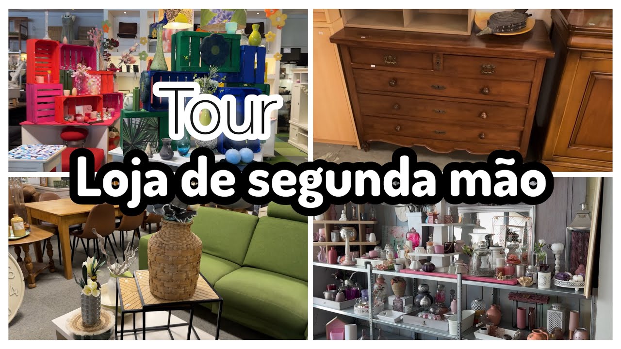 Tour pela loja de segunda mão na Holanda
