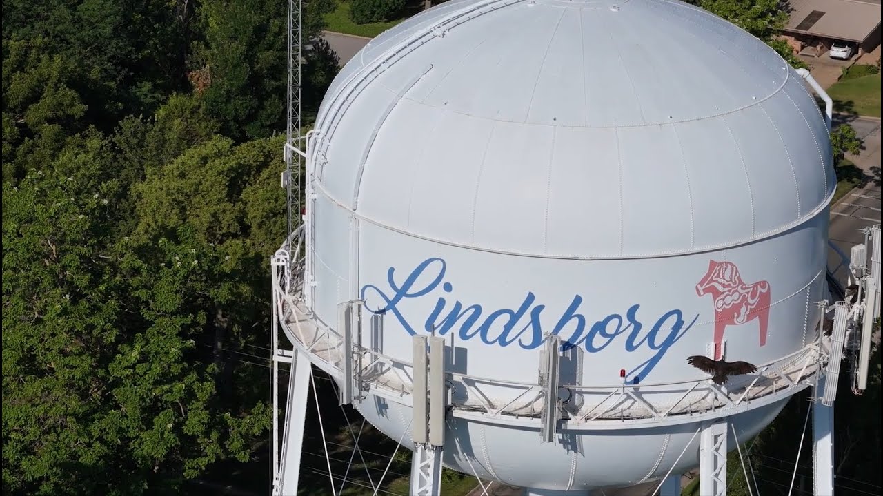 Lindsborg, Kansas Drone Footage