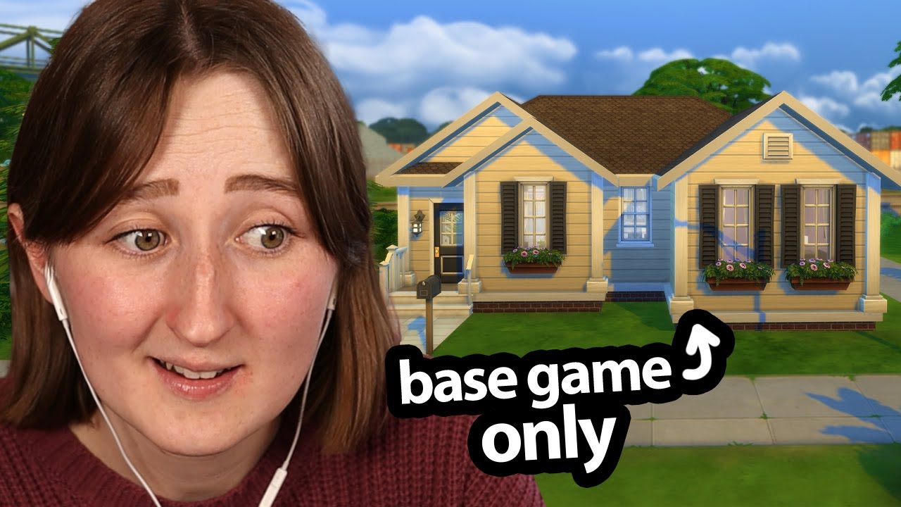 i built the *perfect* base game starter home in the sims