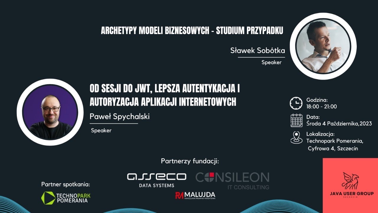6.SJUG - Od sesji do JWT & Archetypy modeli biznesowych