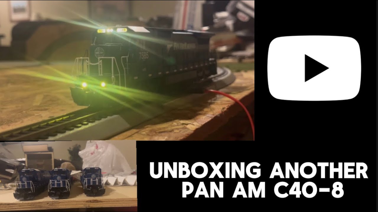 Unboxing Atlas Pan Am C40-8 With DCC & Sound Running On The Layout