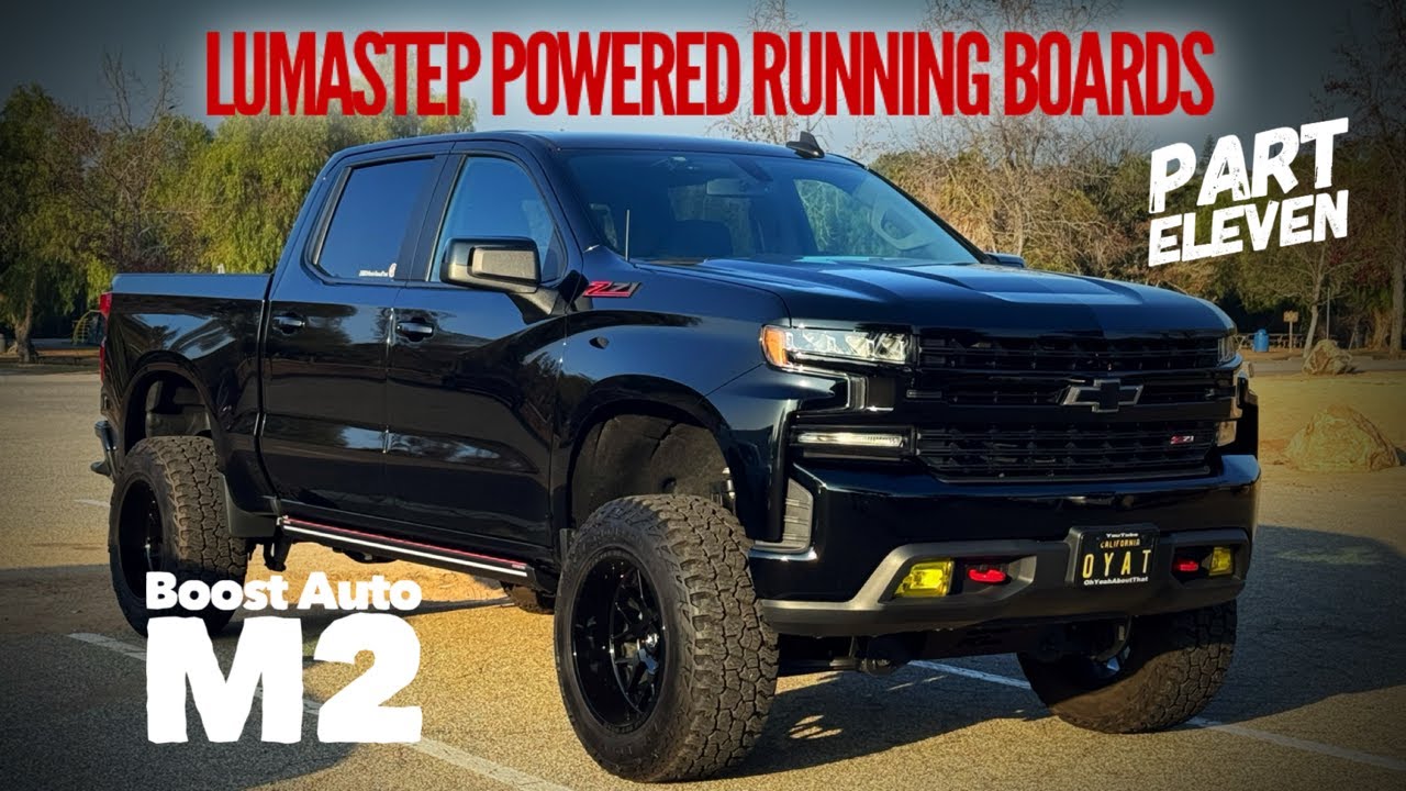 2021 Chevy Silverado (part eleven): adding Boost Auto Powered Running Boards with LEDs!