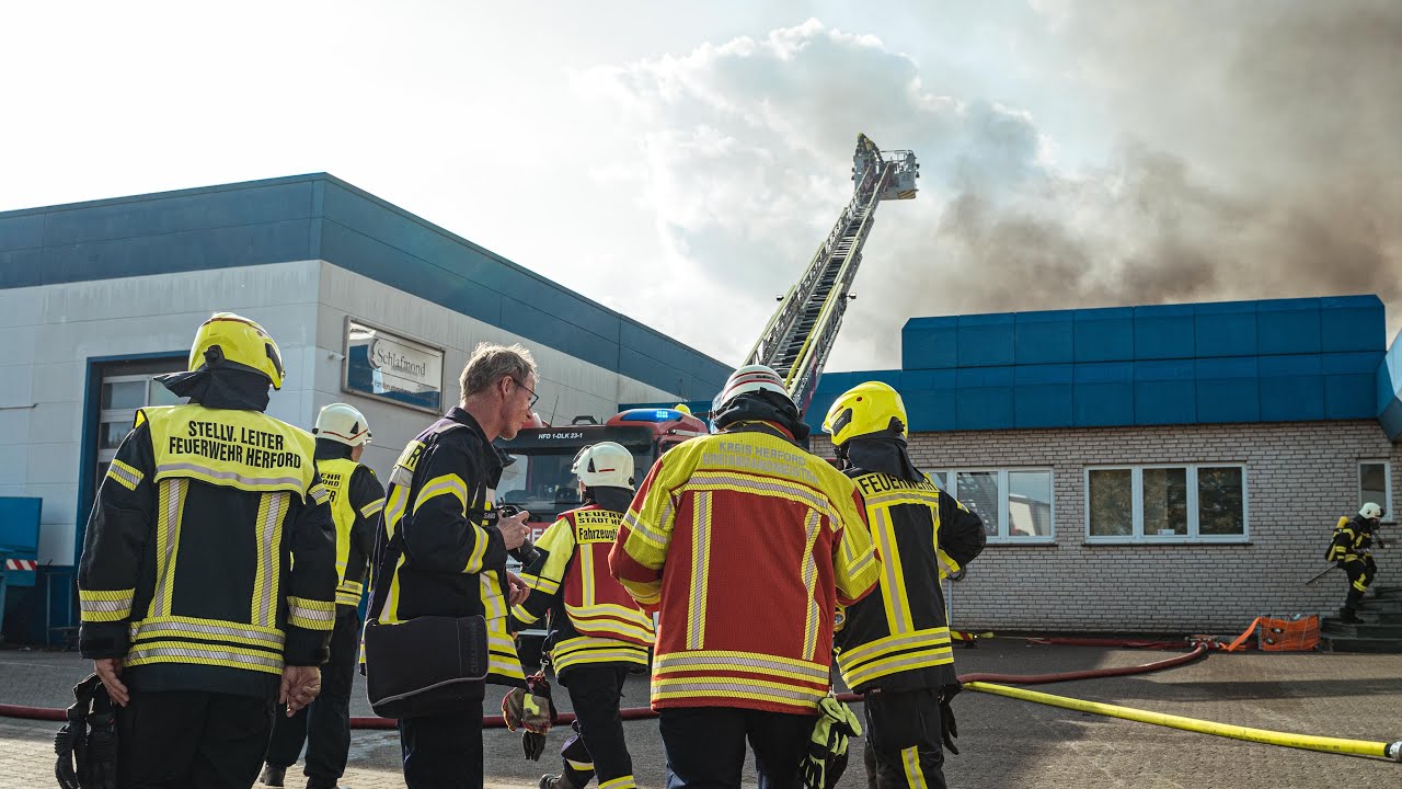 Herford - Industriebrand - 30.09.2023