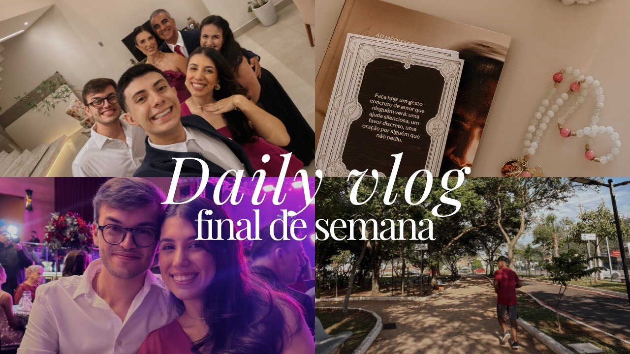 VLOG FINAL DE SEMANA: formatura do meu irmão, história de infância, respondendo perguntas