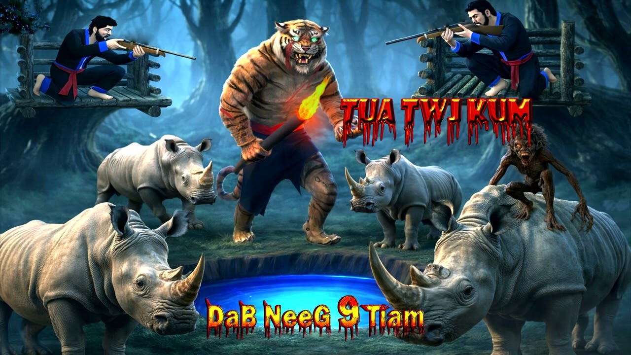 dab neeg 2 kwv tij zov poov twj kum muaj dab txaus ntshai