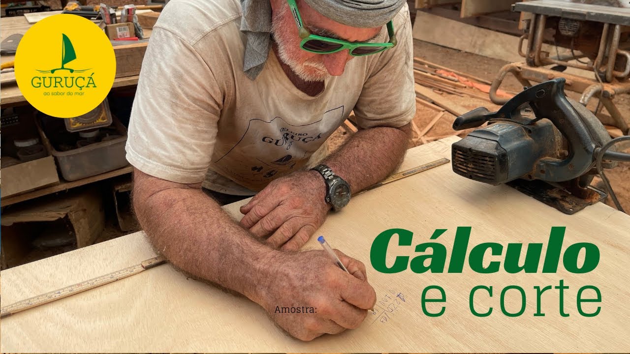 139| CÁLCULOS E CORTES PARA FECHARMOS OS CASCOS - Construção de veleiro catamarã