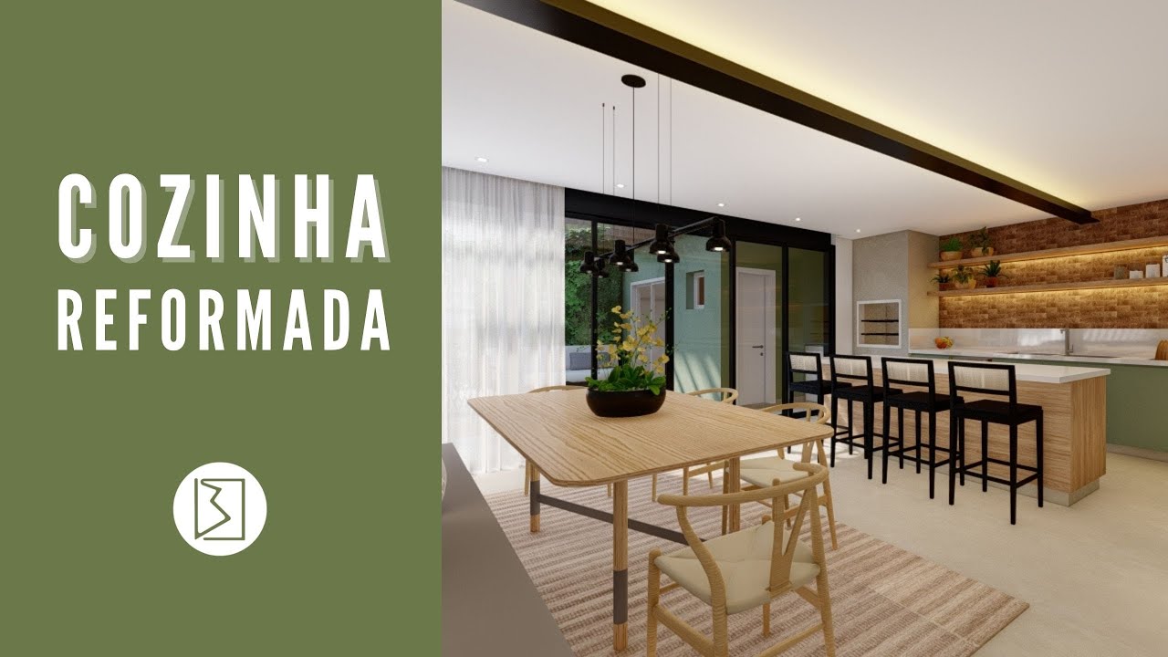 Projeto de reforma - Cozinha gourmet