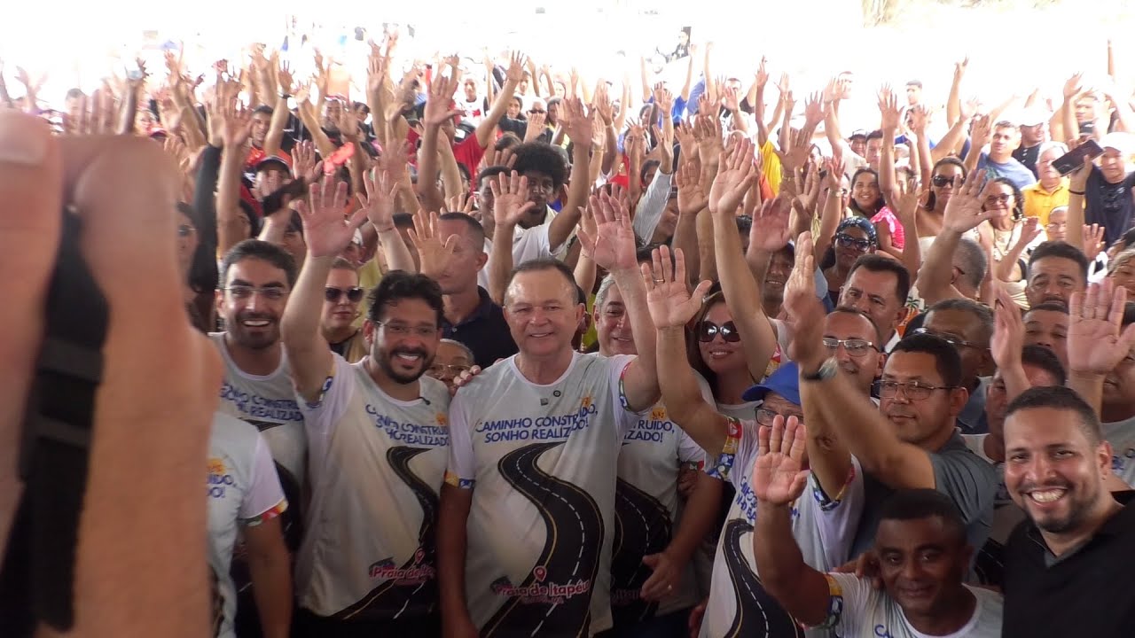 Governador Carlos Brandão e deputados inauguraram várias obras com o prefeito Rômulo em Cajapió