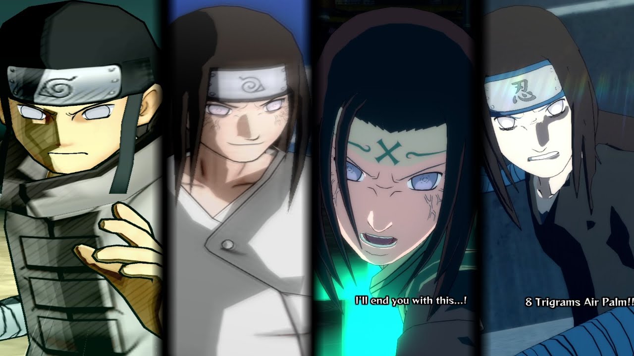 Neji Ultimate Jutsus Evolution in All Naruto Ultimate Ninja Series