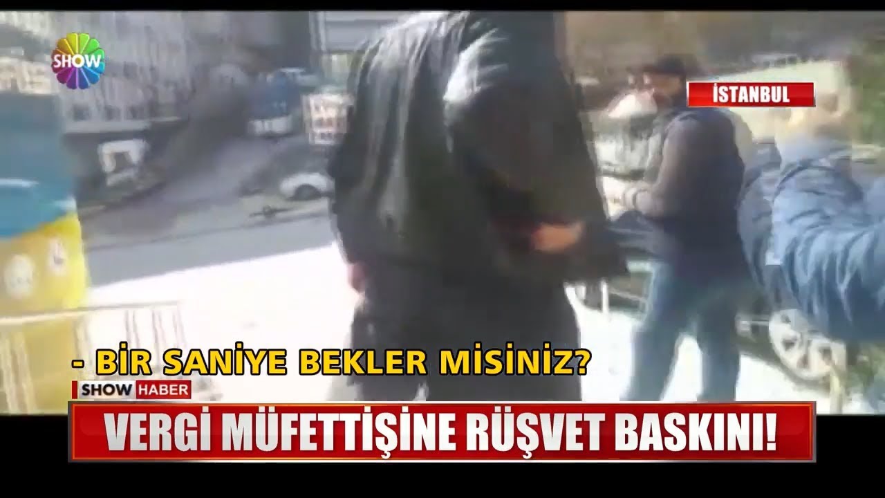 Vergi Müfettişine rüşvet baskını!