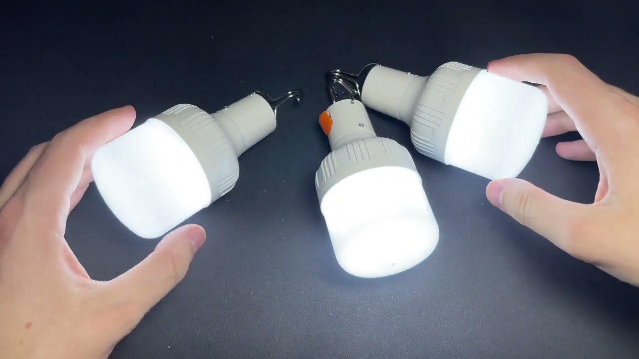 ASMR Unboxing: Outdoor USB Rechargeable LED Lamp
