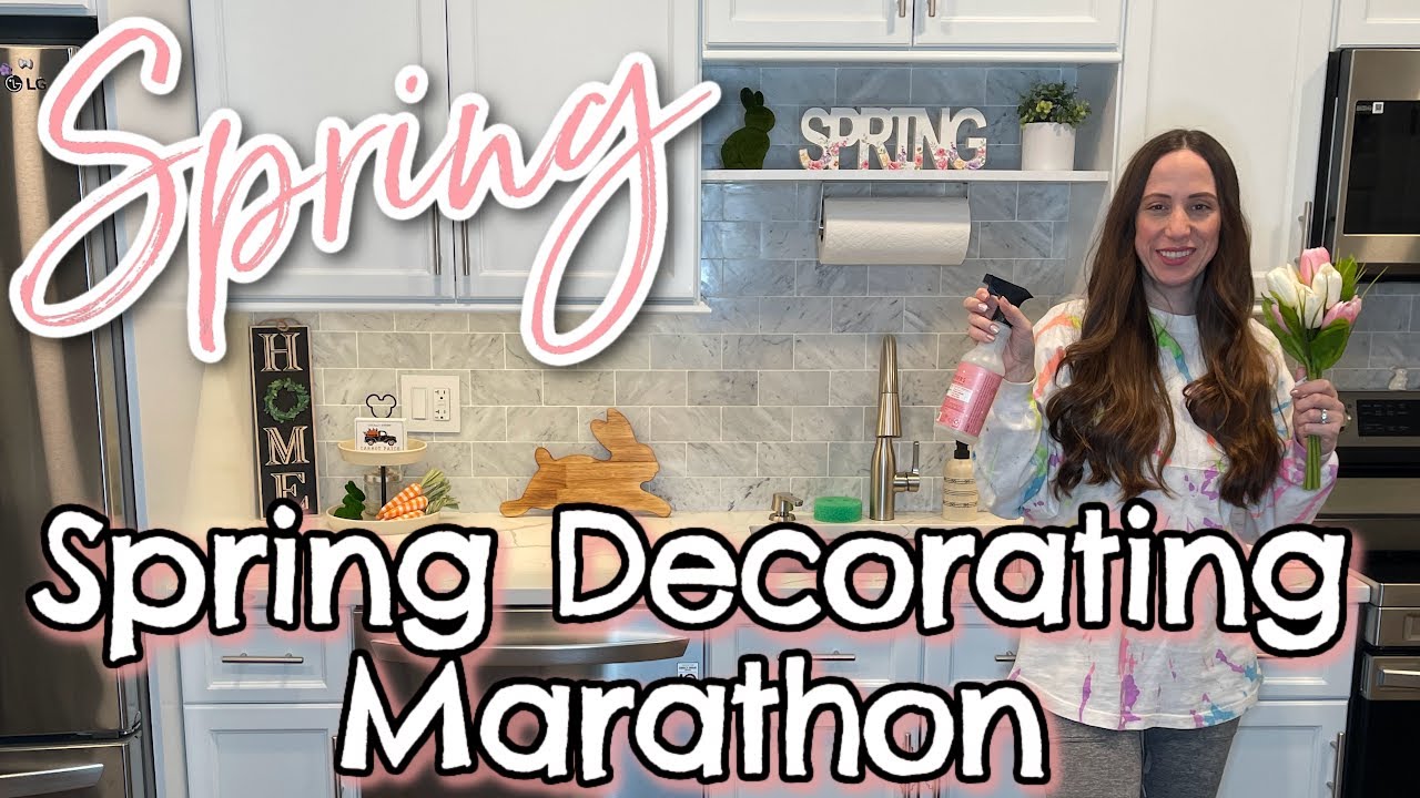 NEW!! SPRING CLEAN & DECORATE WITH ME MARATHON 2024 | 2024 Spring Clean & Decorate with Me