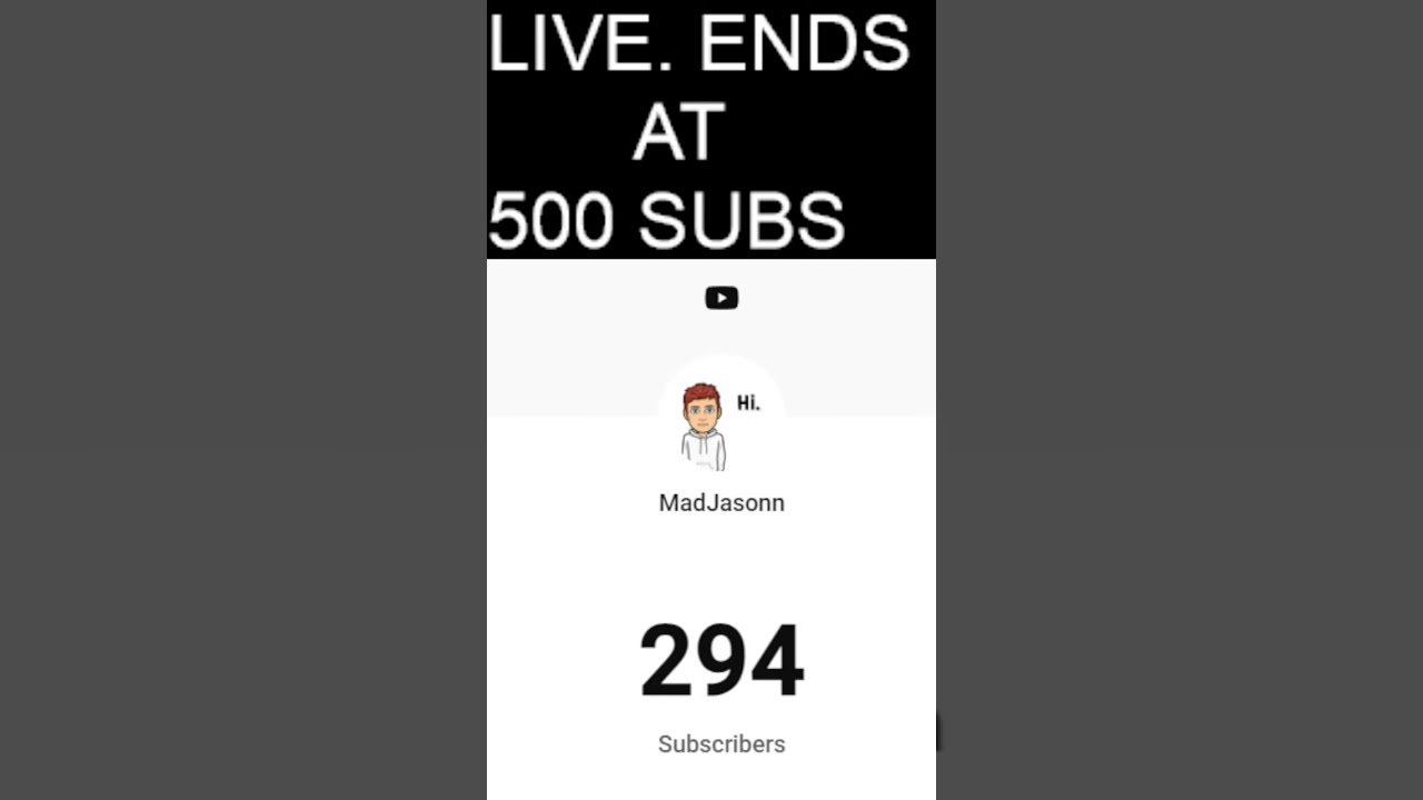 NOT ENDING STREAM TILL 500 SUB // SUBSBRIBE NOW!!!!