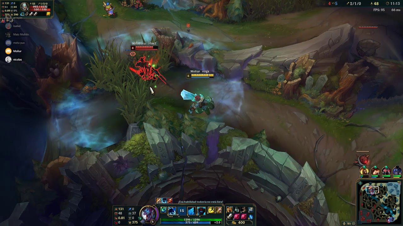 Jugando league of legends todos con smite sale mal