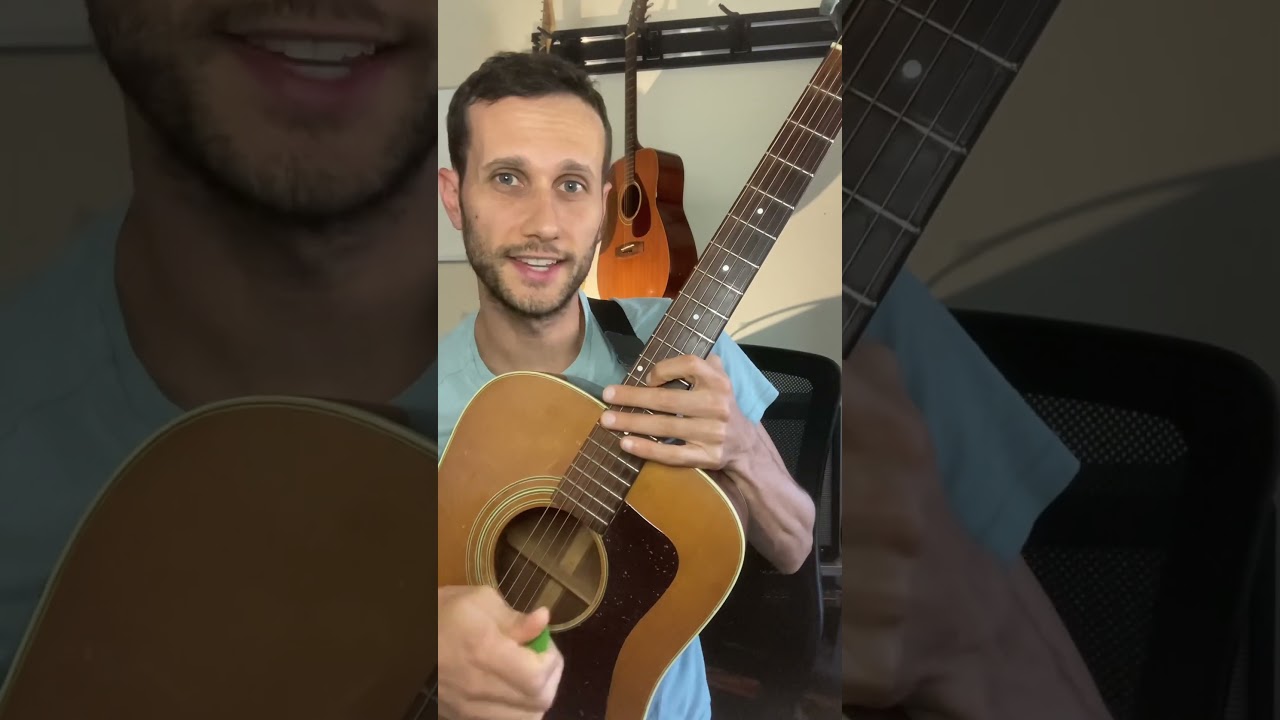 Easy Guitar Hack #guitarlesson #guitarhack #easyguitar