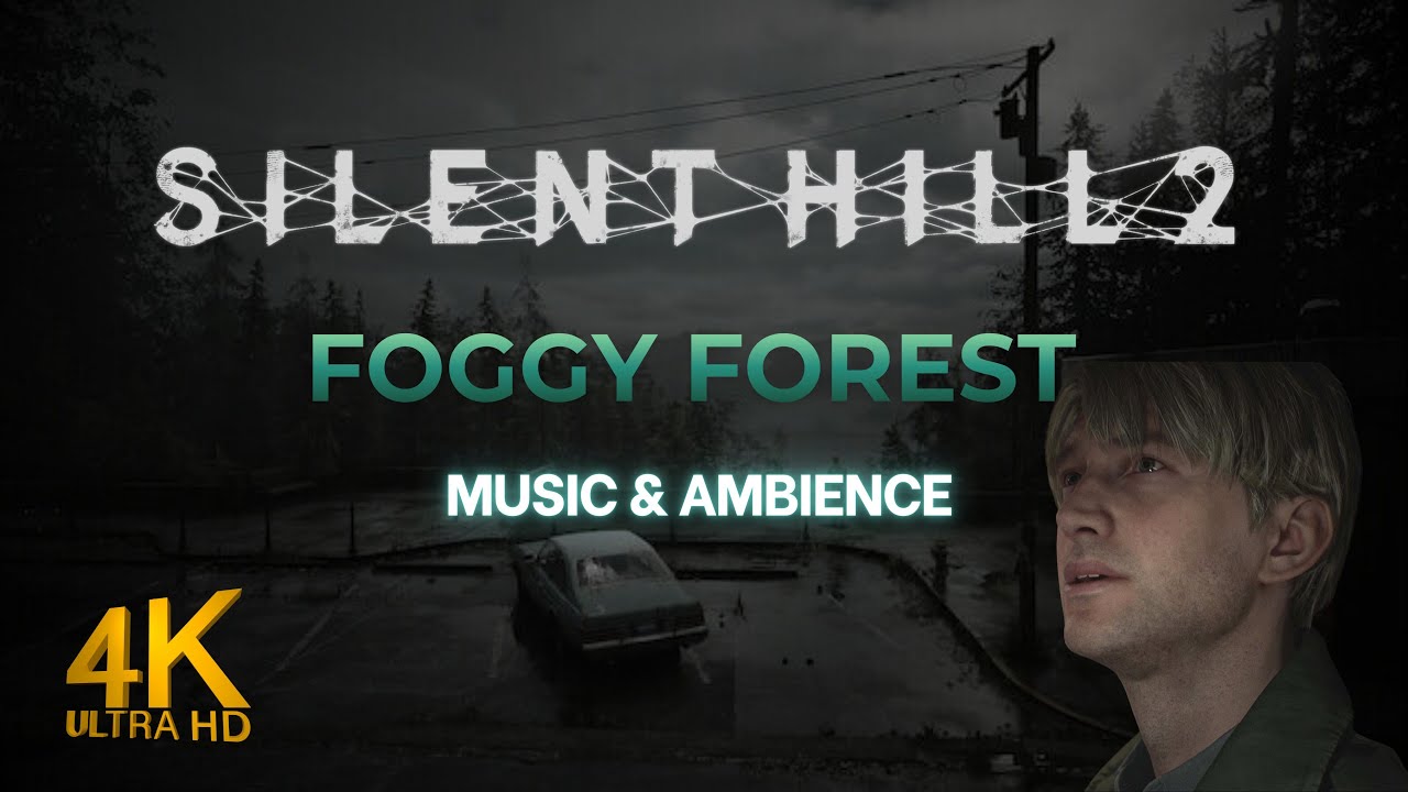[4K] MUSIC & AMBIENCE | Foggy Forest | Silent Hill