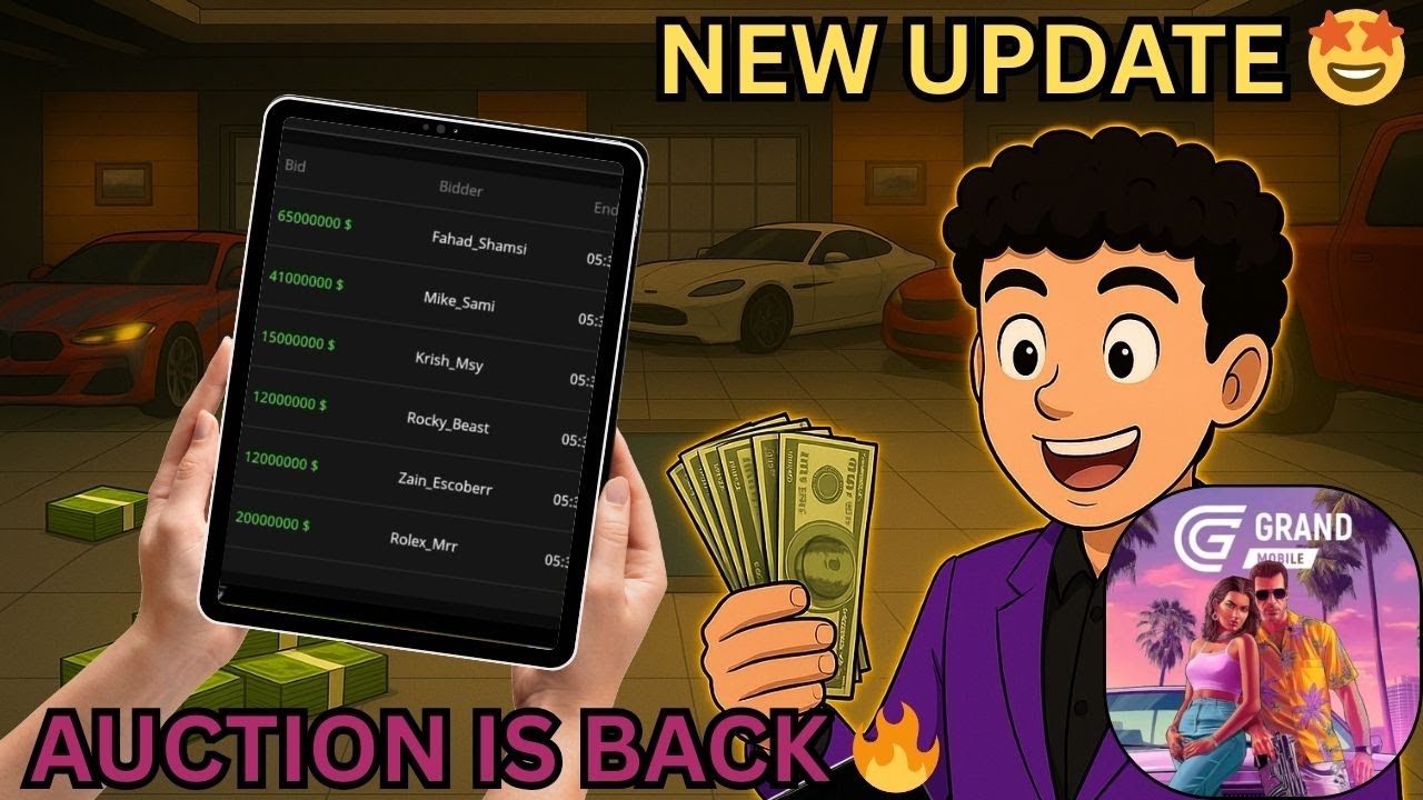 🚨 Grand RP Mobile NEW UPDATE! | AUCTION is BACK Again in Grand RP 🔥 Buy House, Apartment & Business.