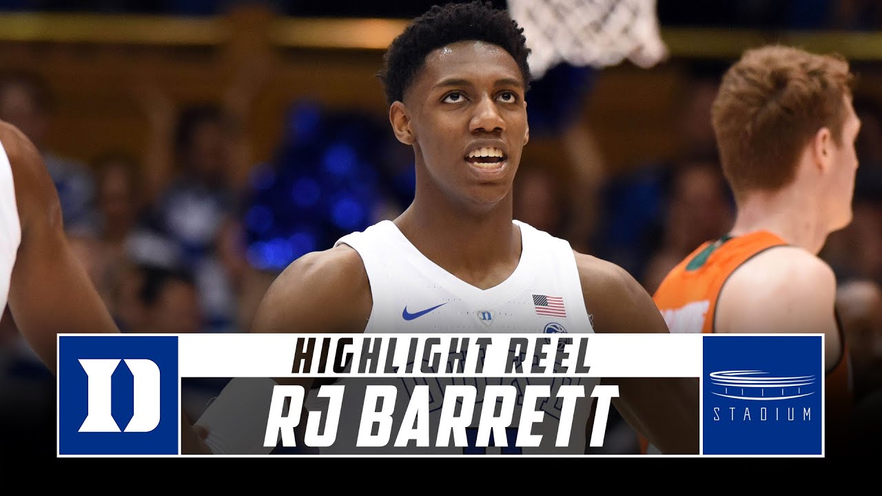 RJ Barrett Duke Basketball Highlights - 2018-19 Season | Stadium
