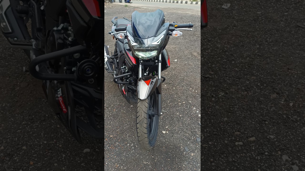 2025 TVS Apache RTR 160 2V OBD-2B MODEL 👌 !! NEW COLOUR K SATH 🖤😱 !! #apache #rtr1602vbs6 #shorts