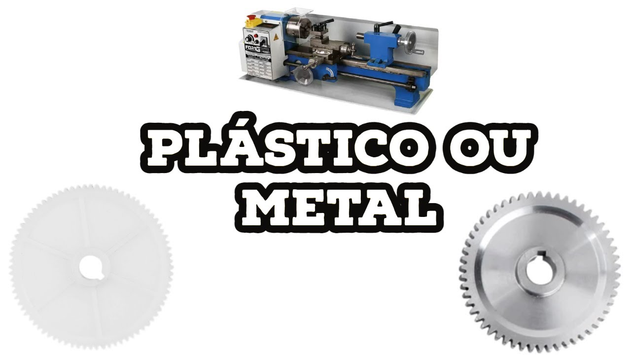 Engrenagens de plástico ou metal? -  mini torno FG0001 | 10