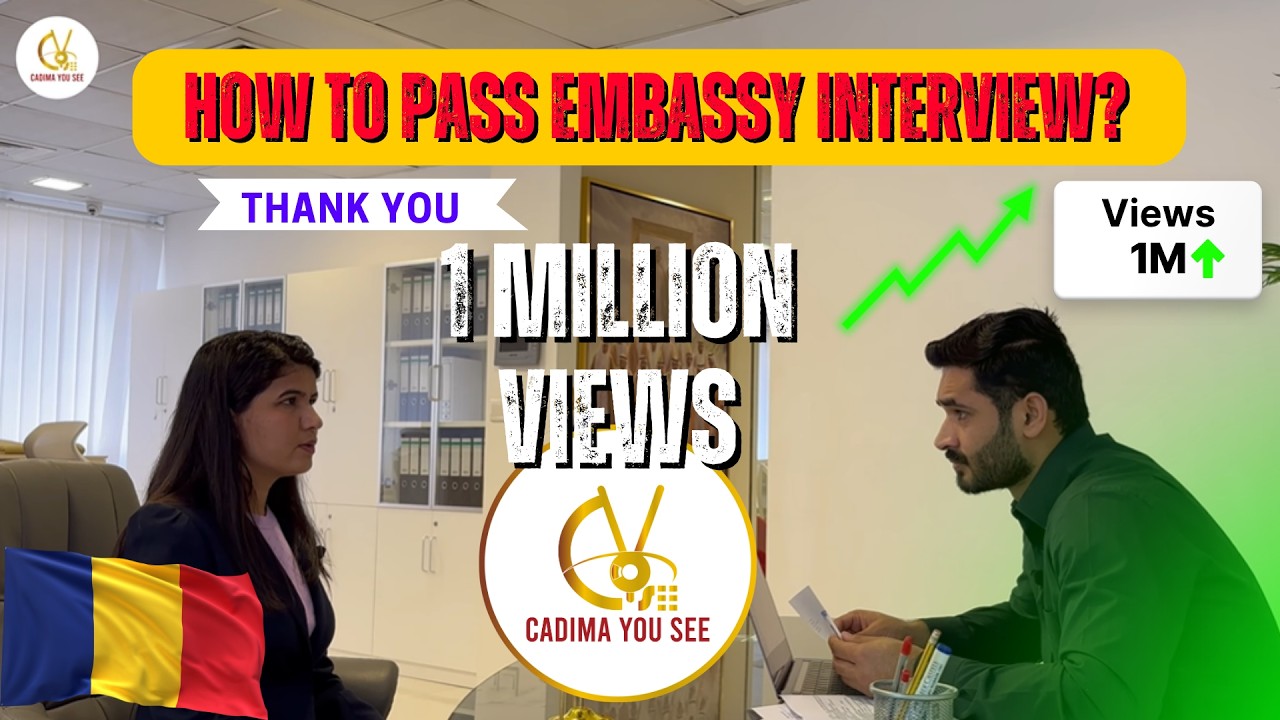 How to Pass Embassy Interview? (English Subtitle) @cadimayousee