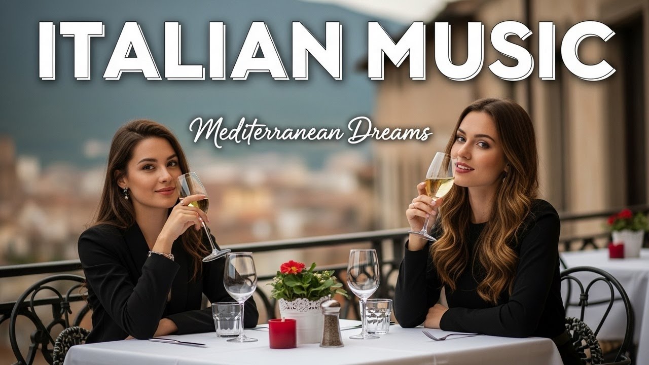 🎶 Italian Vibes & Mediterranean Music 🎶 Relaxing Italy Coast & Lake Como Gentle Peaceful Sound