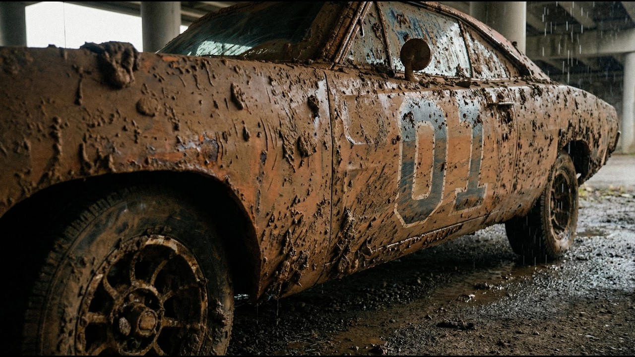The Genius Mechanic Spent 48 Hours Restoring a Muddy Charger into a Show Car
