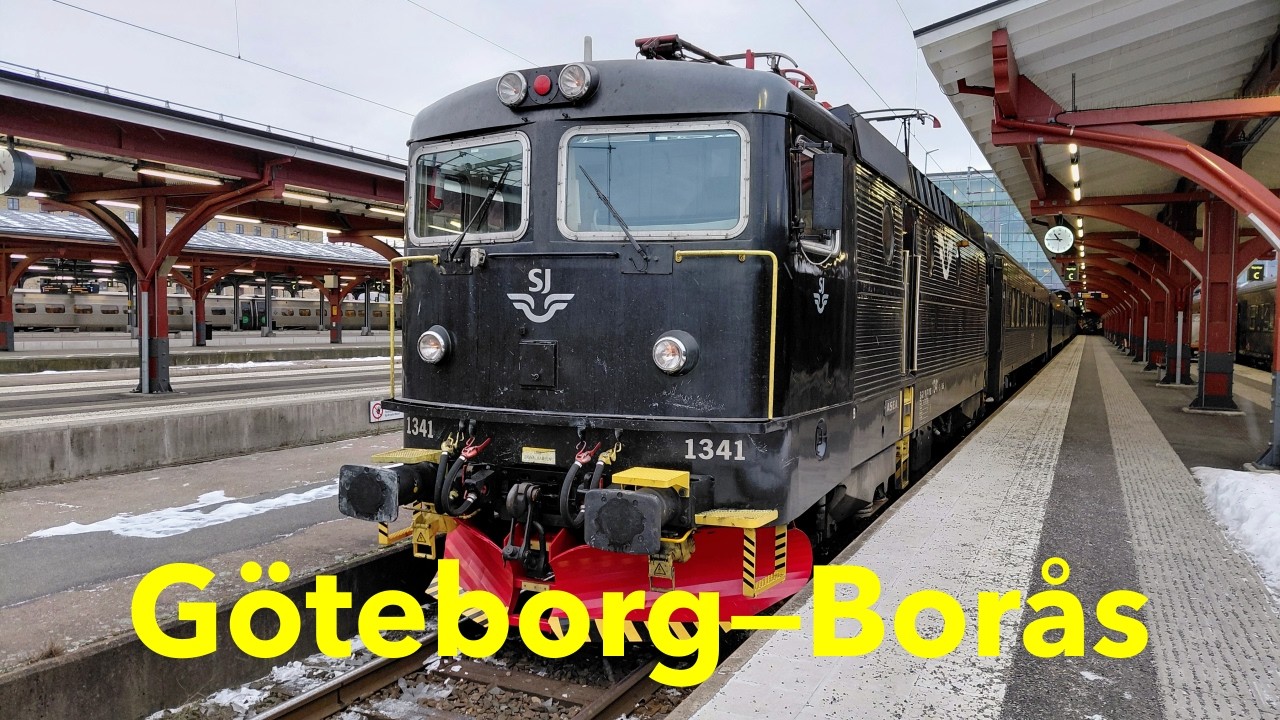 Views from a Swedish train window: Gothenburg–Borås