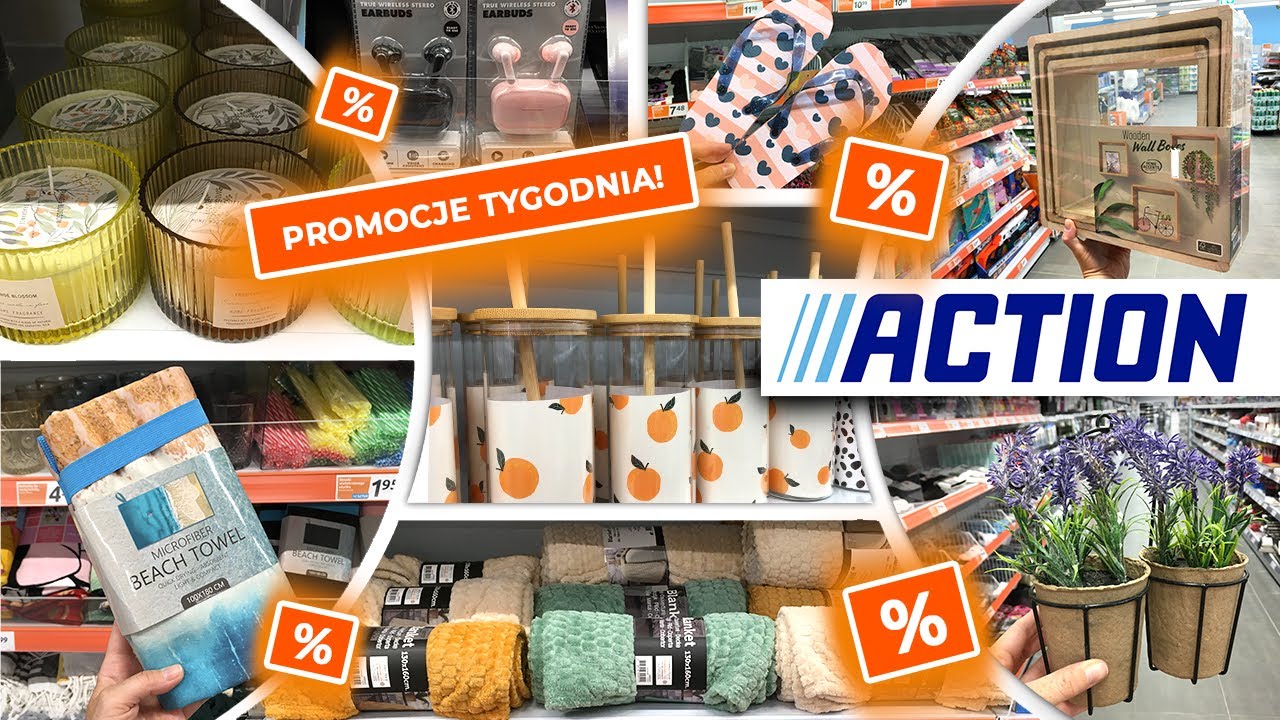 ACTION NIE UWIERZYSZ ILE PROMOCJI TYGODNIA!! SZOK!!😱 21-27.06.2023 🔥 Klapki za 5 zł!! 🔥