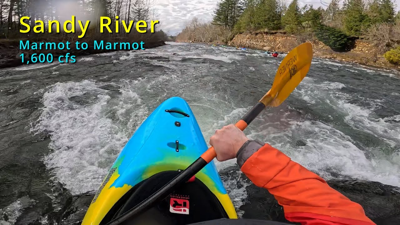 Sandy River Kayaking w/ LCCC | Marmot to Marmot (1,600 cfs)