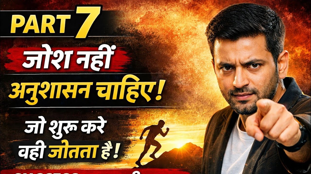 PART 7 | जोश नहीं, अनुशासन चाहिए | Success का असली नियम 