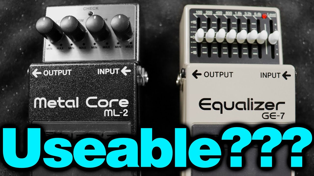 Boss ML-2 METAL CORE with the Boss GE-7 EQUALIZER [No Talking]