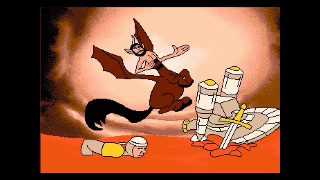 AMIGA 500 - DRAGON'S LAIR 2 TIMEWARP - READYSOFT - 1990