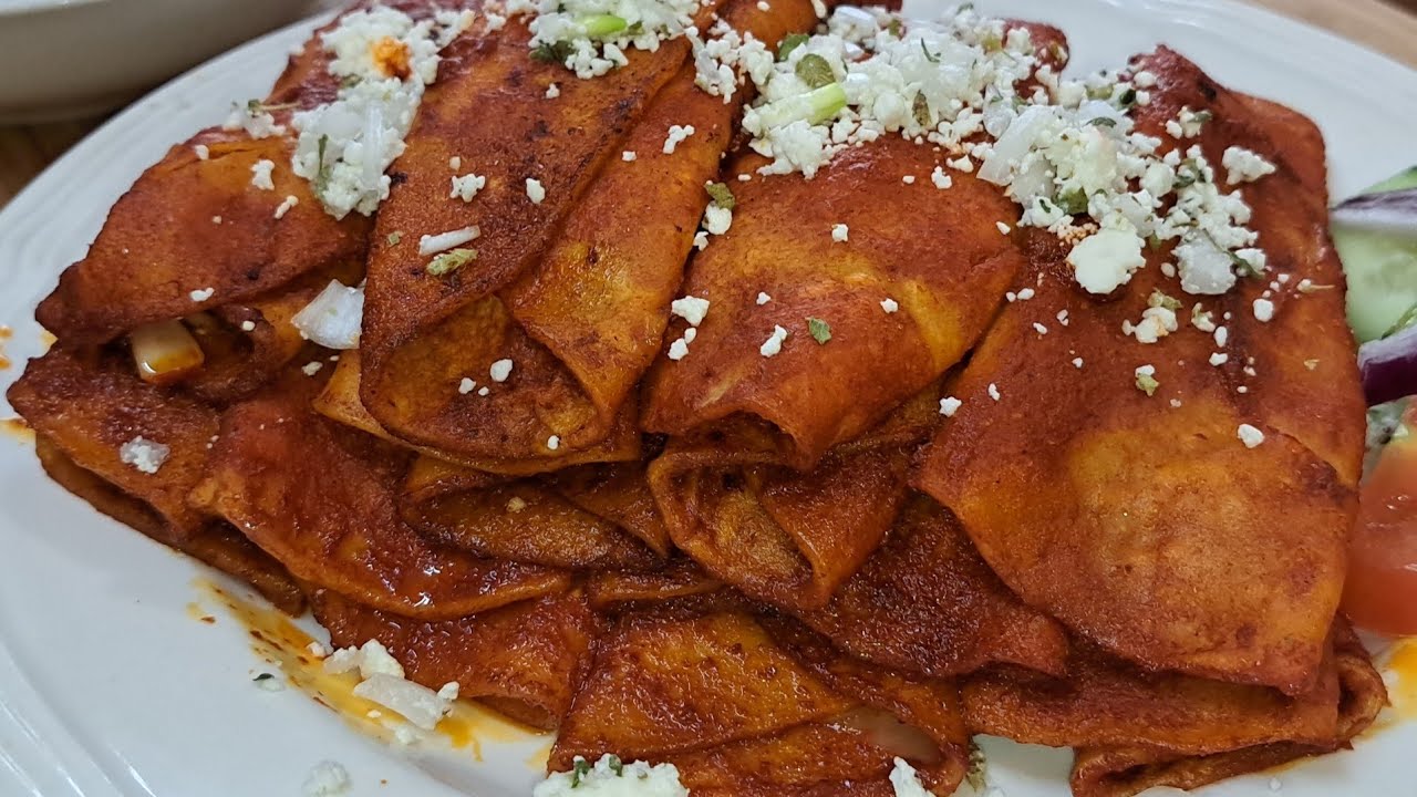 Las Enchiladas Rojas Más Fáciles De Preparar