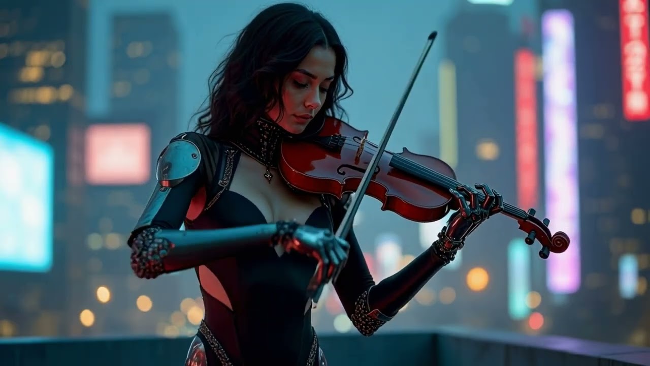 Neon Silence | Emotional Cyberpunk Violin