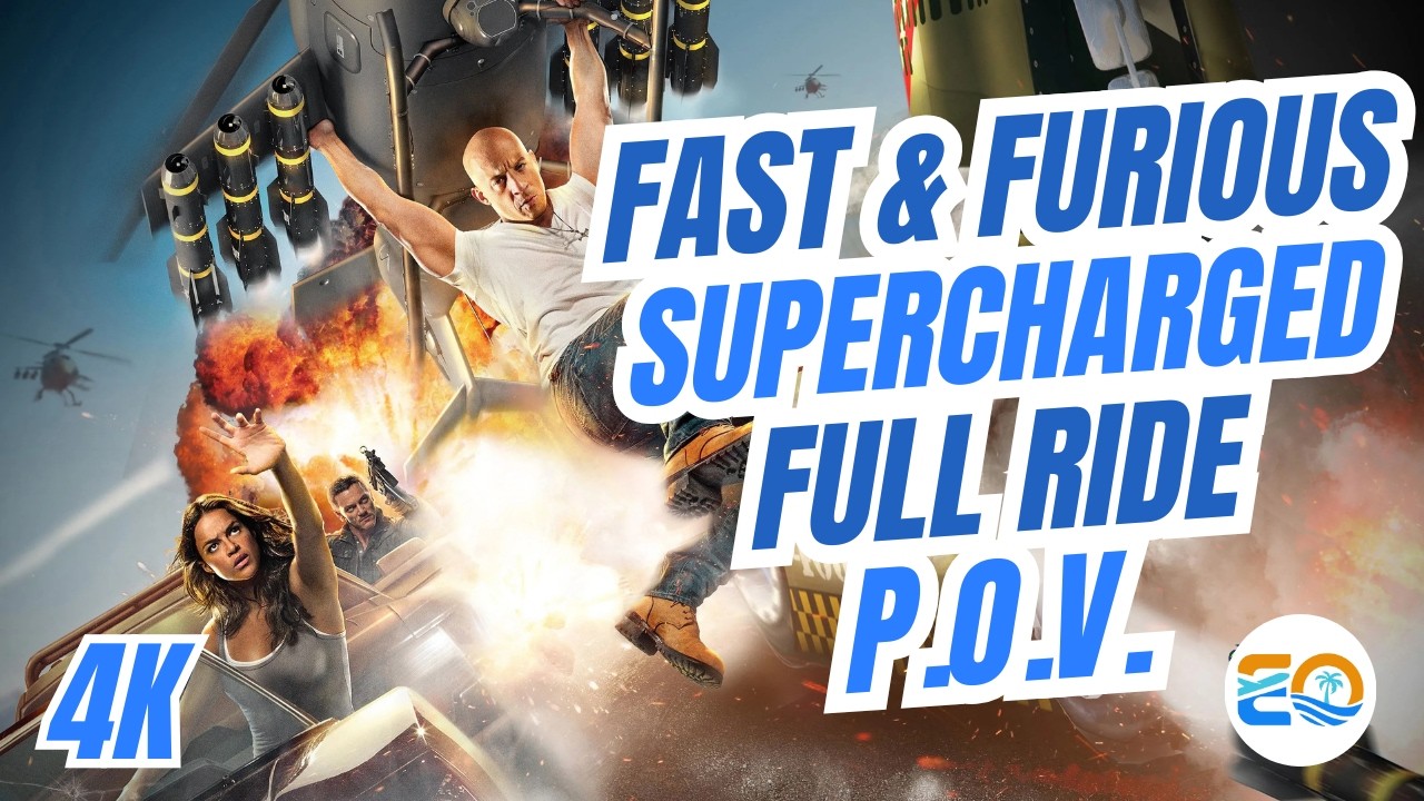 [4K] Fast & Furious – Supercharged 4K POV | Full Ride Experience at Universal Studios Florida (2025)