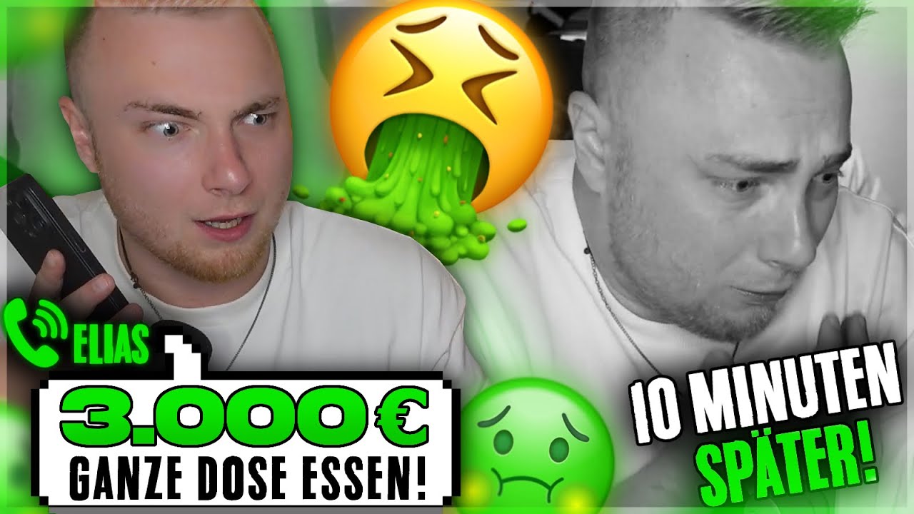 DOSE vom EKLIGSTEN FISCH DER WELT essen 🤢😤 + 3.000€ WETTE mit ELI! 🤑 | SolutionPlayz
