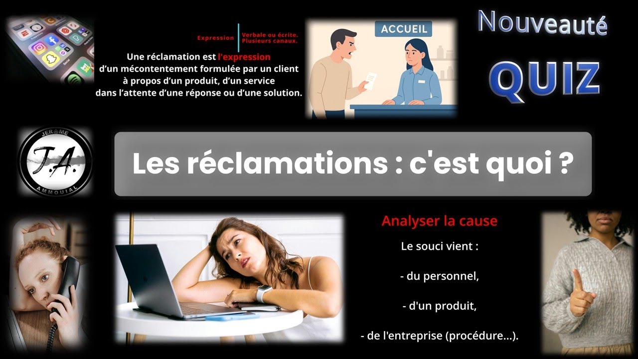 Les réclamations c'est quoi ??? Explication et traitement des réclamations avec une vidéo simple.