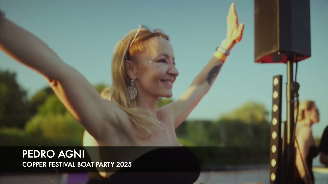 Pedro Agni live at Copper Festival Boat Party 2025