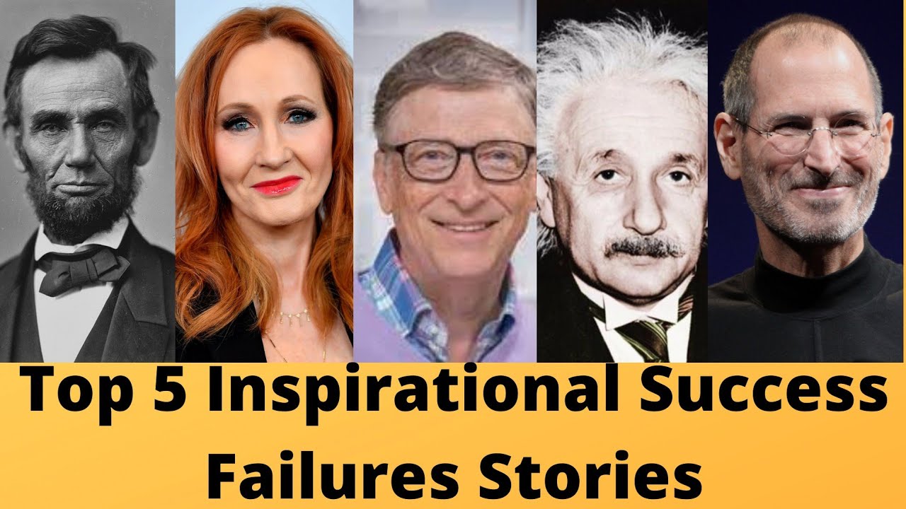 Top 5 inspirational successful failure stories Part 1 | inspirational stories of 2021