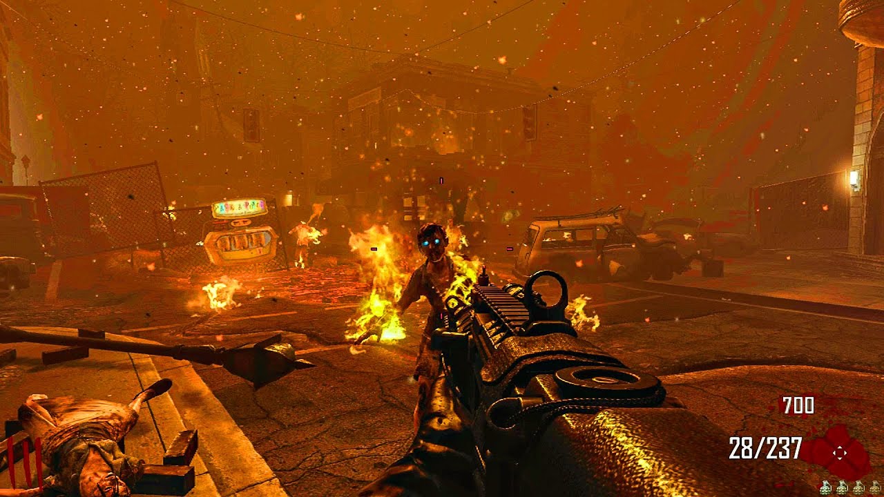 BLACK OPS 2 ZOMBIES: TOWN GAMEPLAY! (NO COMMENTARY)