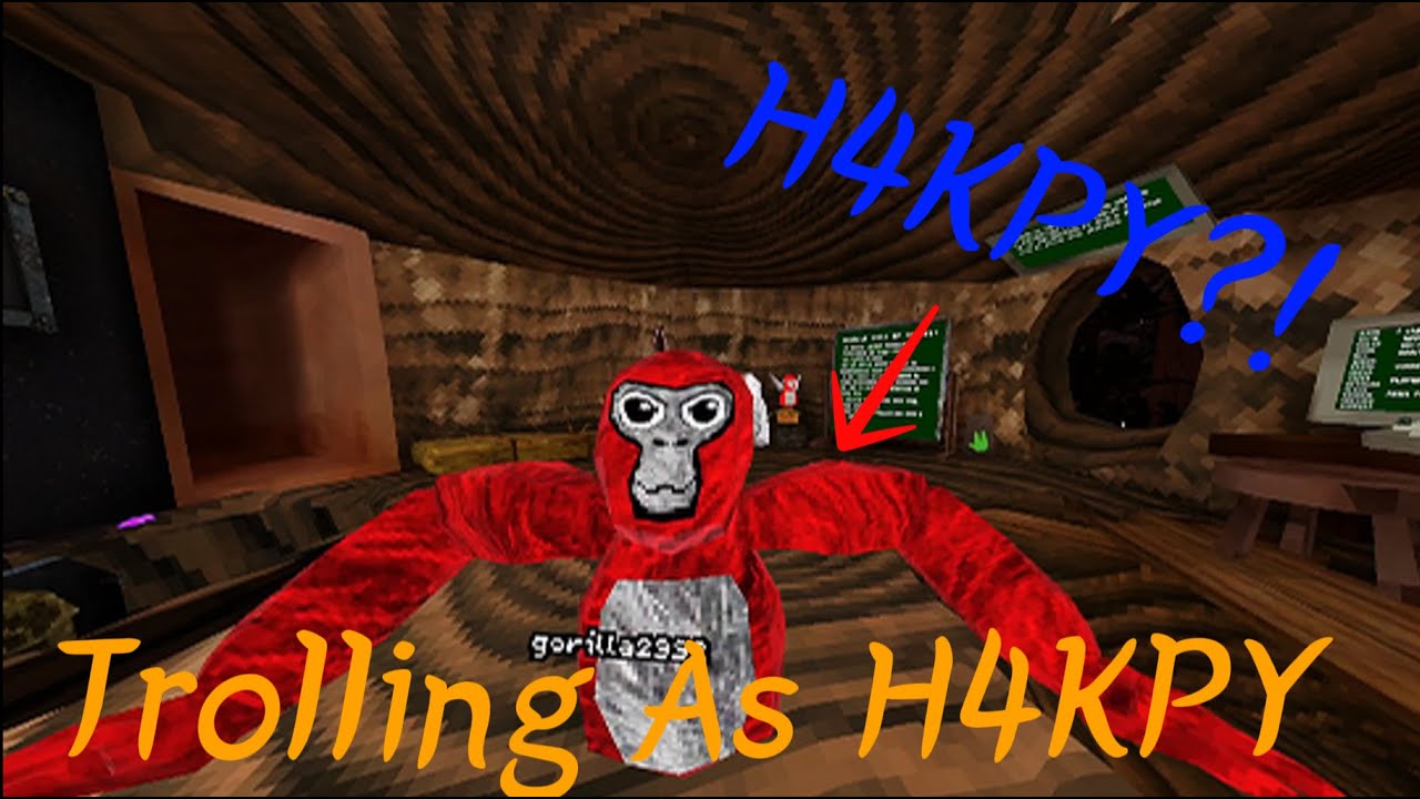 Trolling As H4KPY In Gorilla Tag.....(1v1)