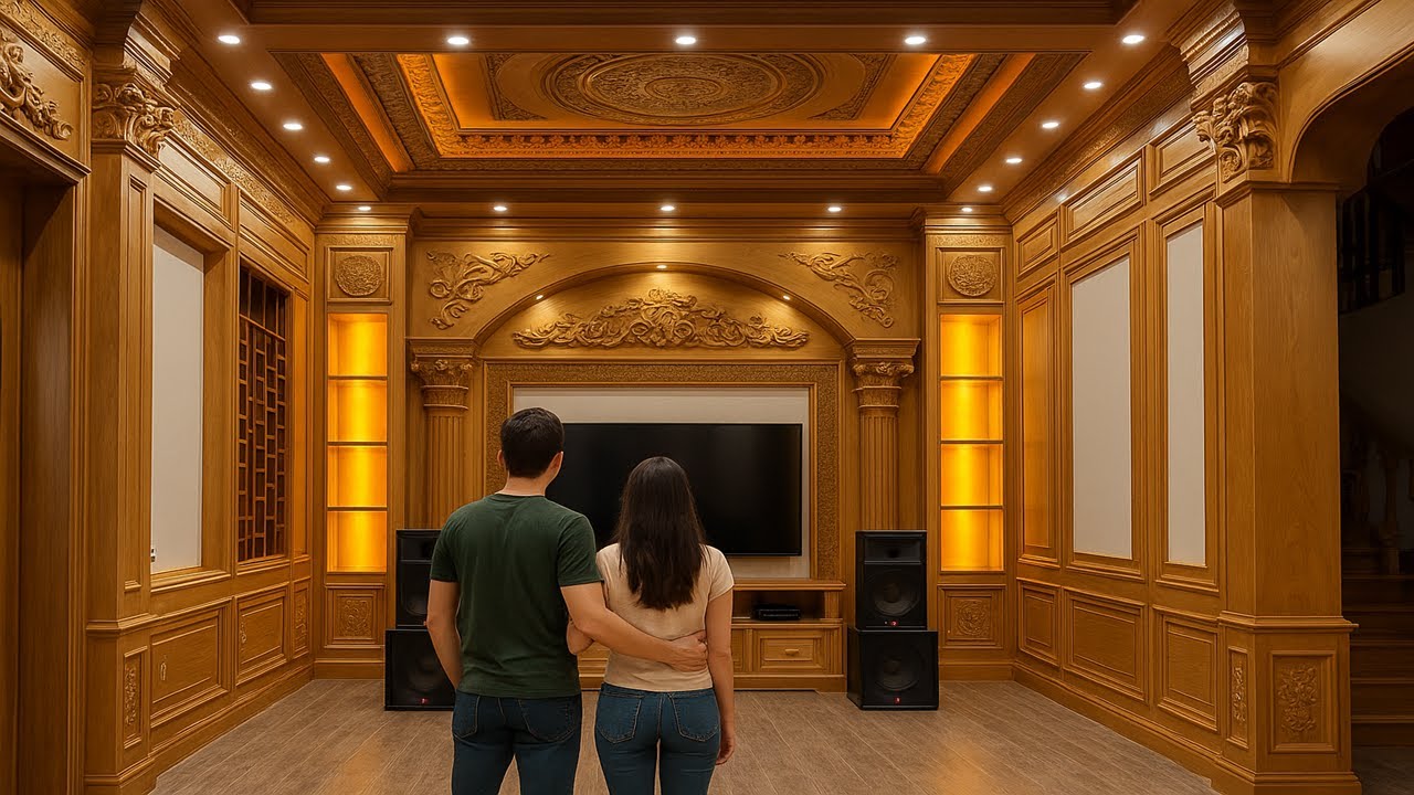 Unbelievable Woodworking Skills: Building $333.000 Luxury Living Room &ndash; Mr Van&rsquo;s Masterpiece