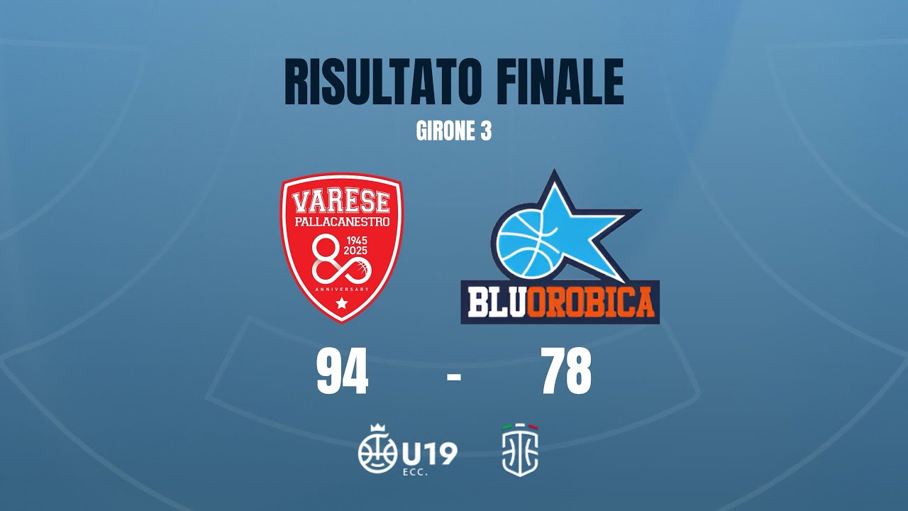 Highlights Pall Varese - Blu Orobica U19 Eccellenza