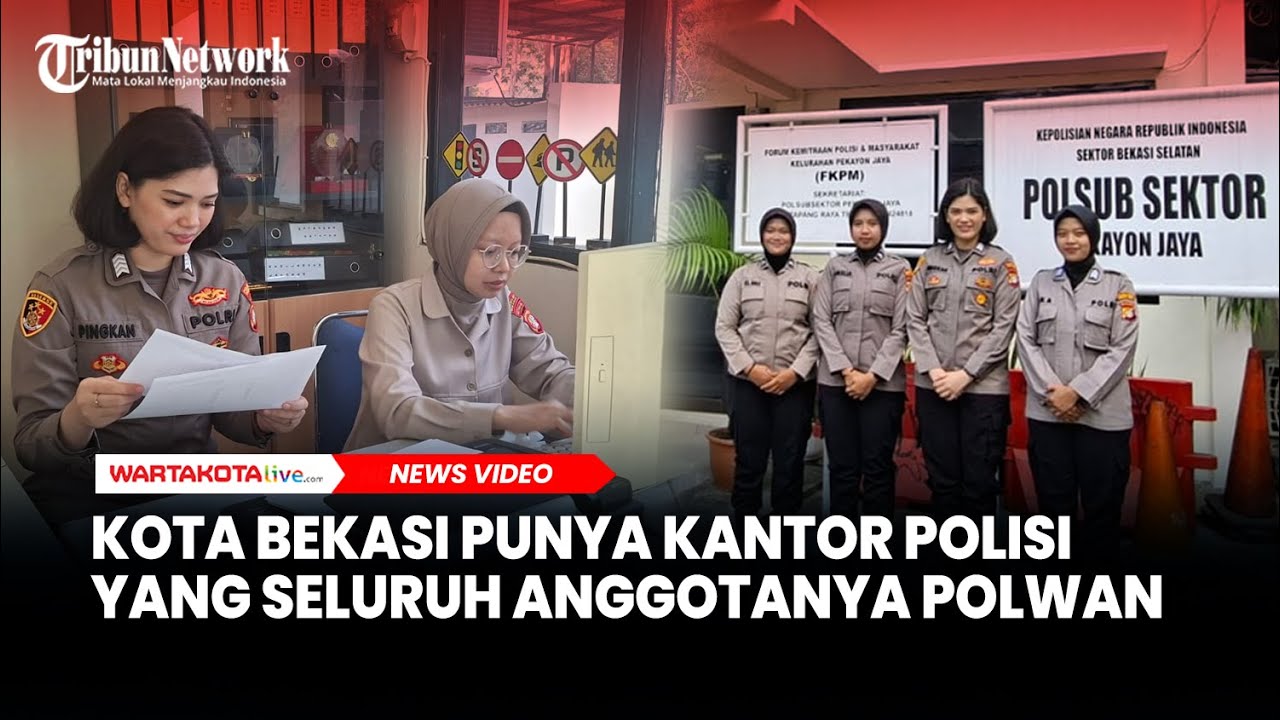 KEREN, Bekasi Punya Kantor Polisi Pertama di Indonesia yang Seluruh Anggotanya Polwan