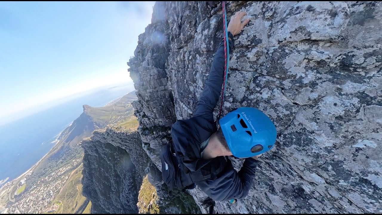 Climbing Table Mountain (Cape Town ) via Jacob's Ladder