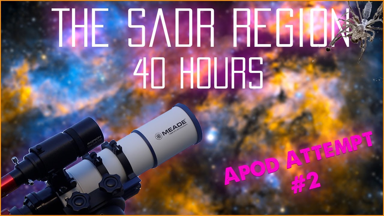 40 hours on the Sadr Region from the backyard - APOD Attempt #2 Astrophotography