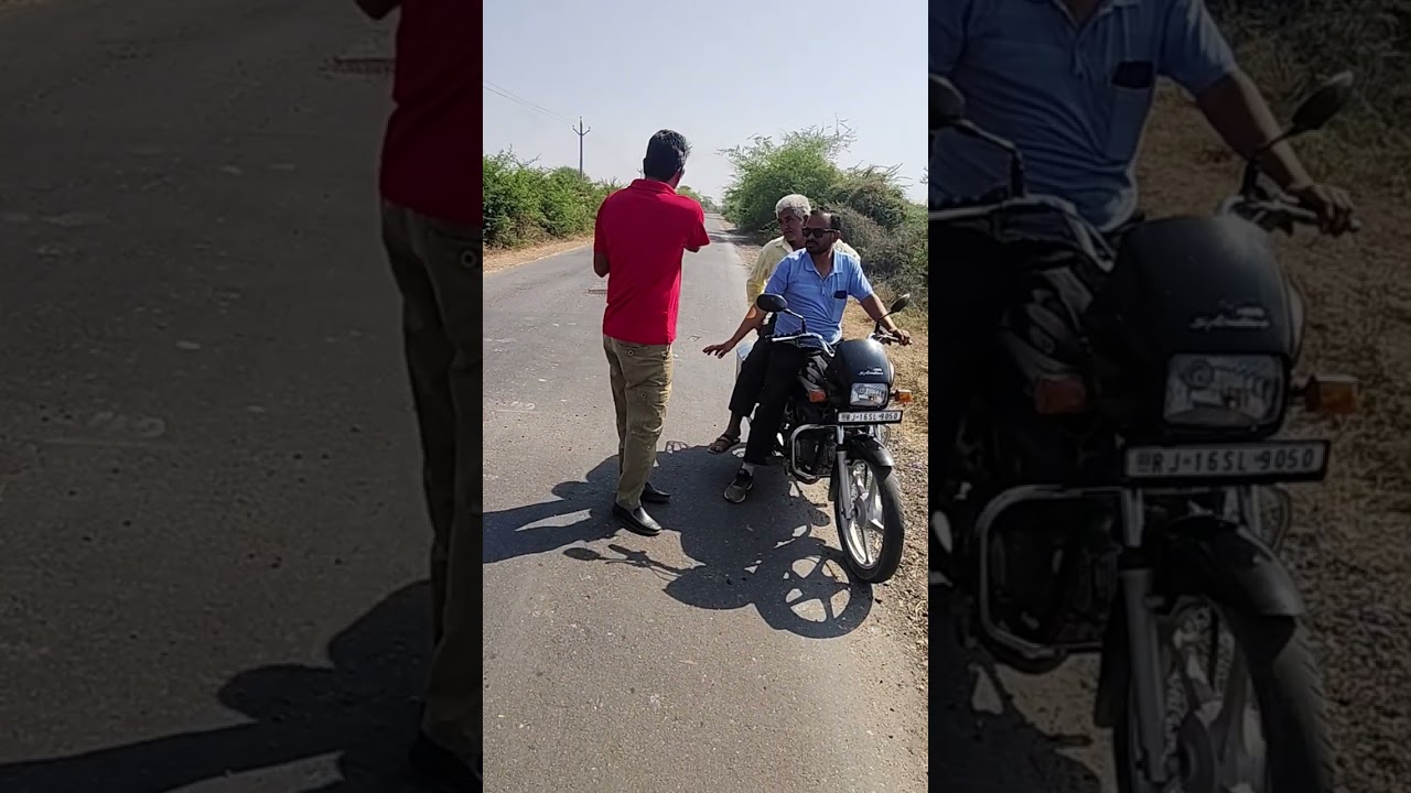 जालौर जिले के डागतारा गांव से  बाकरा तक रोड के हालत 