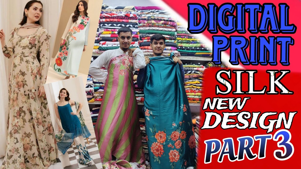 DIGITAL PRINT SILK | NEW DESIGN | BORDER & ALL-OVER | AVAILABLE ON @Ishaq Fashion Store
